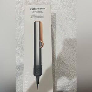 Dyson AirStrait Hair Tool - Silver and Gold
